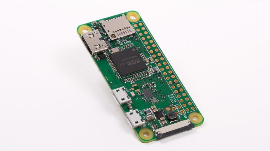 Foto van een Raspberry Pi Zero W. 