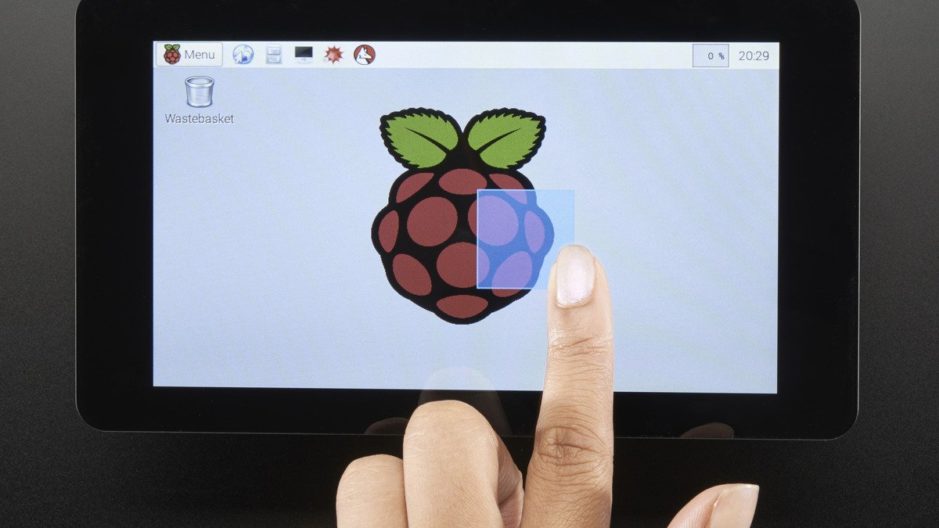 Raspberry Pi officiële schermkleuren