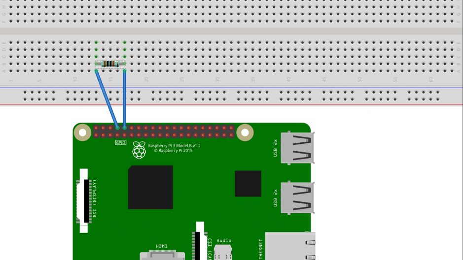 Connessione per testare la porta seriale.